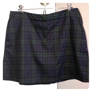 Lands’ End plaid skort. Sz 10